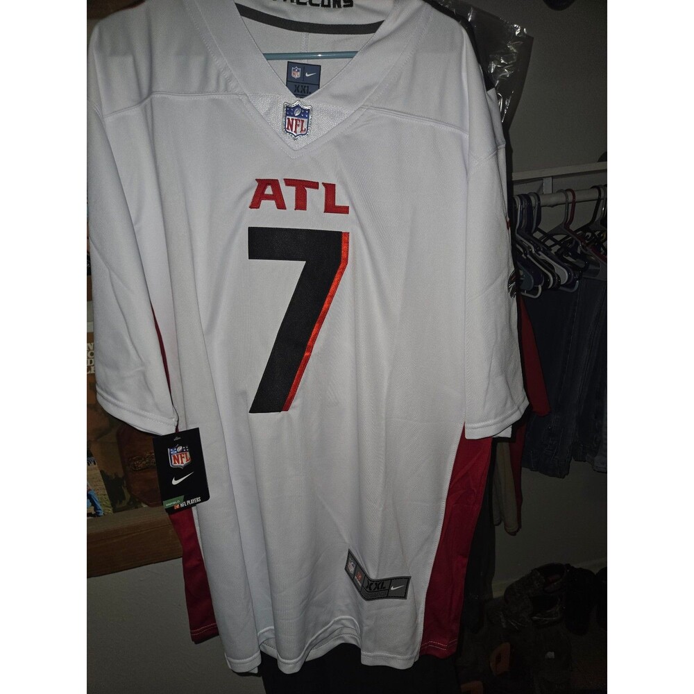 NWT Bijan Robinson #7 Vapor FUSE Jersey White Elite Quality Atlanta Falcons XXL